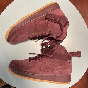 Nike Air Force 1 High LV8 GS Burgundy Crush
